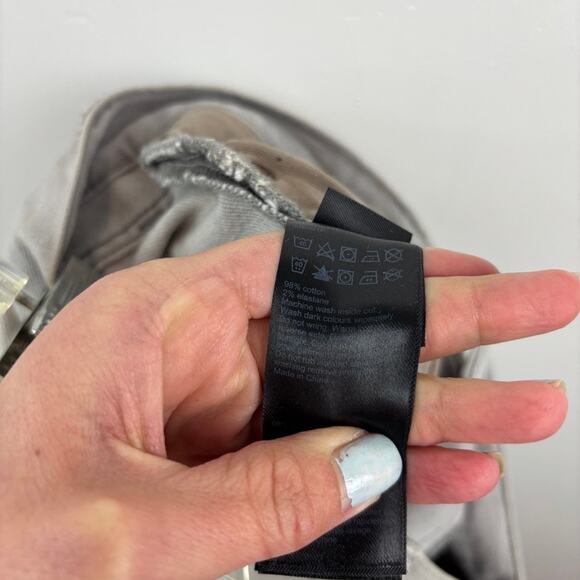 AllSaints Cigarette Jeans Men’s 36x30 Gray Wash Slim Tapered Denim - Picture 5 of 6